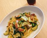ズッキーニとオクラの夏野菜ペペロンチーノ作り方11写真