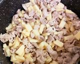 タケノコと豚肉のバター風味炒め　作り方3写真