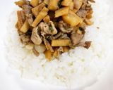 タケノコと豚肉のバター風味炒め　作り方8写真