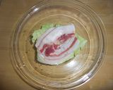 レンジで☆キャベツと豚肉の重ね蒸し作り方3写真