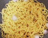 きつねとたぬきの冷やし和風ラーメン作り方4写真