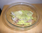 レンジで☆キャベツと豚肉の重ね蒸し作り方6写真
