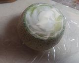 メロン&リンゴケーキ作り方5写真
