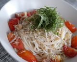 ジャコとトマトの冷製そうめん作り方8写真