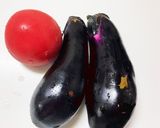 挽肉で！なすとトマトの甘味噌チーズ焼き作り方1写真