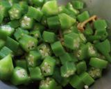 なめことオクラの塩昆布和え作り方3写真