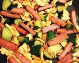 スパムときゅうり玉子の中華風炒め作り方3写真