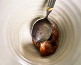 まな板汚さない！スプーンで梅たたき作り方2写真