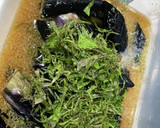 茄子の揚げ浸し　めんつゆ　生姜多め作り方5写真