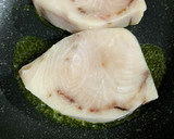 メカジキの豆とトマトのソースがけ作り方5写真