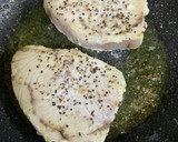 メカジキの豆とトマトのソースがけ作り方6写真