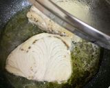 メカジキの豆とトマトのソースがけ作り方7写真
