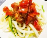 トマトときゅうり☆冷たいつるつる麺♪♪作り方8写真