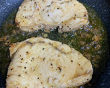 メカジキの豆とトマトのソースがけ作り方11写真