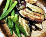 白だしで茄子とオクラの焼きびたし作り方6写真