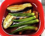 白だしで茄子とオクラの焼きびたし作り方9写真