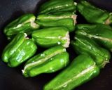 丸ごとピーマンの肉詰め【ズボラレシピ】作り方4写真