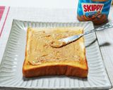 ピーナッツバターとあんこのトースト作り方1写真