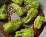 ピーマンを味わう甘辛肉詰め作り方10写真