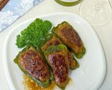ピーマンを味わう甘辛肉詰め作り方11写真