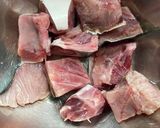 ブリの辛味揚げ 3色どんぶり作り方1写真