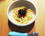子ども向けいくらのバター醤油うどん作り方4写真