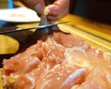 基本の親子丼作り方1写真