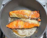 鮭のバターソテーをグリーンソース添えで作り方10写真