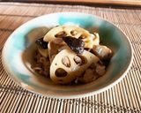 夏仕立て☆レンコンと豚肉のきんぴら作り方5写真
