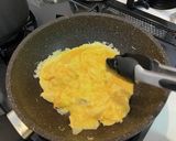 生きくらげとふわふわ玉子のオイスター炒め作り方2写真