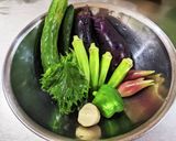 夏野菜たっぷりだし作り方1写真
