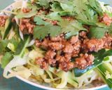 野菜たっぷり中華風麻辣オイスターまぜそば作り方17写真