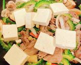 野菜どっさりゴーヤチャンプルー作り方4写真