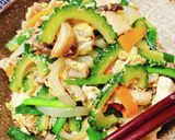 野菜どっさりゴーヤチャンプルー作り方6写真