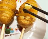 フライドポテトのくるくる揚げ作り方5写真