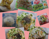 【超簡単男飯】竹輪と胡瓜で冷やし茶漬け作り方1写真
