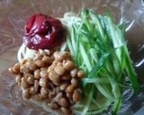 納豆タレで食べる冷やし中華作り方5写真