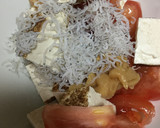 焼き豆腐とトマトの白味噌しらす和え作り方3写真