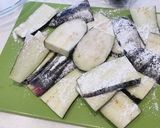 茄子と豚肉の重ね蒸し作り方1写真