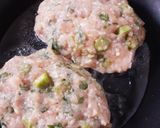 夏に♪オクラと大葉の和風ハンバーグ作り方4写真