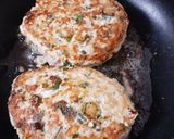 夏に♪オクラと大葉の和風ハンバーグ作り方5写真