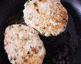 夏に♪オクラと大葉の和風ハンバーグ作り方6写真