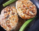 夏に♪オクラと大葉の和風ハンバーグ作り方7写真