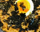 アレンジ●海苔玉子チキンラーメン作り方1写真