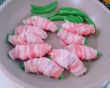 ＊スナップエンドウの豚肉巻き醤油麹焼き＊作り方4写真