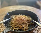 【北海道絶対美味しいエビじゃこパスタ】作り方4写真