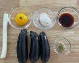ナスのワサビレモン和え作り方1写真