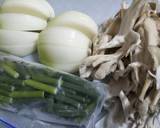 牛バラ肉の甘辛野菜炒め作り方1写真