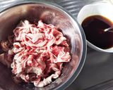 牛バラ肉の甘辛野菜炒め作り方3写真