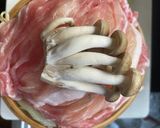 豚ロース重ね蒸し たっぷりもやしと葱作り方4写真